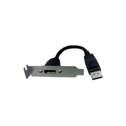 ADAPTOR DISPLAYPORT MALE TO  DISPLAYPOR FEMALE BRACKED 0.2M