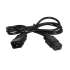 CABLE POWER CORD MALE-FEMALE C19 TO C20 0,5M BLACK