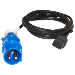 CABLE POWER CORD MENEKES 16A TYP248-FEMALE C19 3M BLACK