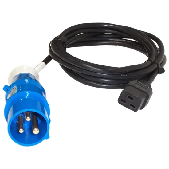 CABLE POWER CORD MENEKES 16A TYP248-FEMALE C19 3M BLACK