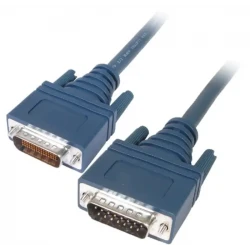 CABLE CISCO LFH60 MALE TO 2 X.21 DB15 DTE MALE 3M GREEN