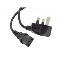 ΚΑΛΩΔΙΟ ΤΡΟΦΟΔΟΣΙΑΣ UK ΑΓΓΛΙΚΟΥ ΤΥΠΟΥ ΣΕ C13 PC/MONITOR