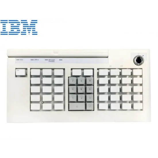 POS KEYBOARD IBM M7-1 WHITE RS485  WITH MSR