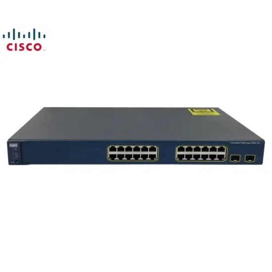 SWITCH ETH CISCO 24P 10/100 POE + 2×SFP 3560-24PS-S LAYER‑3 MANAGED