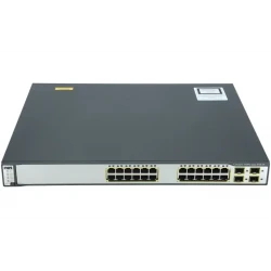 SWITCH ETH 24P 1GB & 4xSFP CISCO CATALYST 3750G-24 POE