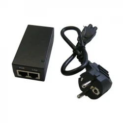 POE INJECTOR 48V 24W BRICK TYPE WITH CABLE ESD PROTECTED NEW