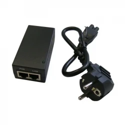 POE INJECTOR 48V 24W GIGABIT BRICK TYPE WITH CABLE ESD PROTECTED NEW