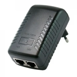 POE INJECTOR 24V 24W PLUG TYPE NEW