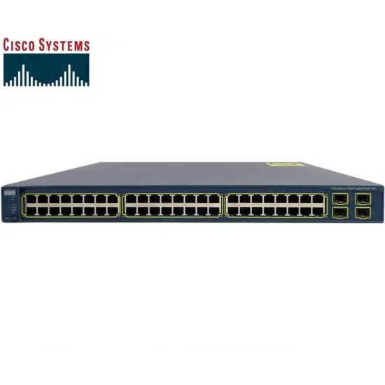 SWITCH ETH 48P 100MB & 4×SFP CISCO 3560-48PS-S LAYER‑3 MANAGED POE