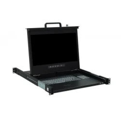 RACK MONITOR MINICOM 17" GA MON K/B WITH RAILS with PSU 3.251.025