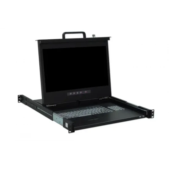 RACK MONITOR MINICOM 17" GA MON K/B WITH RAILS with PSU 3.251.025