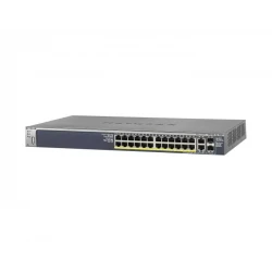 SWITCH ETH 24P 100MB & 2x1GB RJ45/SFP NETGEAR PROSAFE M4100-26-PoE+ MANAGED