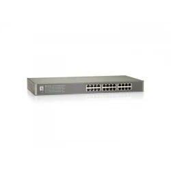 SWITCH ETH 24P 100MB LEVEL ONE RACKMOUNTED FANLESS
