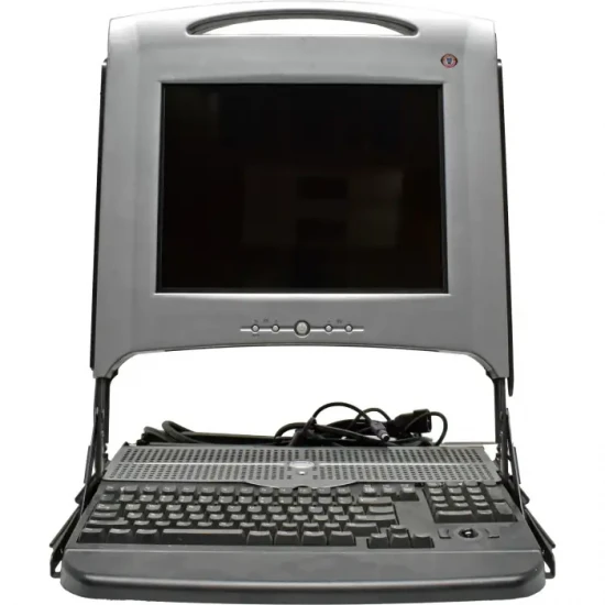 RACK MONITOR 15" DELL MF792 G6325 WITH RAILS/KB/1U
