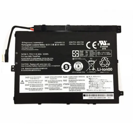 LENOVO THINKPAD TABLET 10 BATTERY NEW