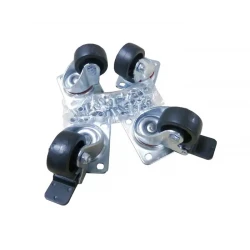 RACK WHEEL SET 4PIECES 2+2 WITH BRAKE FOR MIRSAN