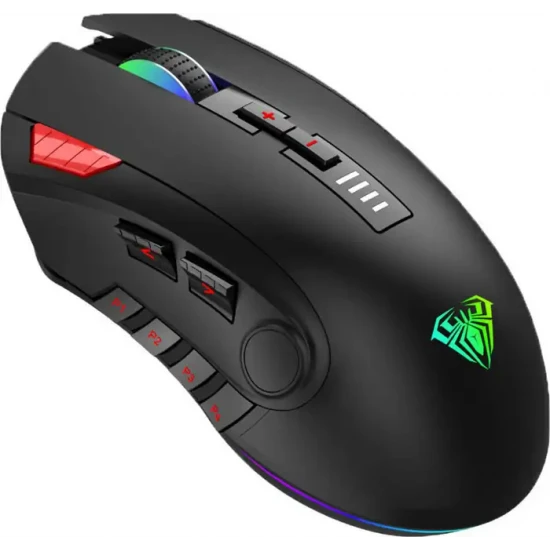 MOUSE AULA H512 RGB WIRED USB BLACK NEW