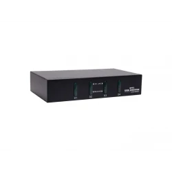 KVM SWITCH VALUE 4 PORT DVI/USB AUDIO WITH CABLES - NEW