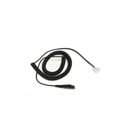 SUPERVOICE SVC-QD305 HEADSET QD TP RJ9 BOTTOM CABLE