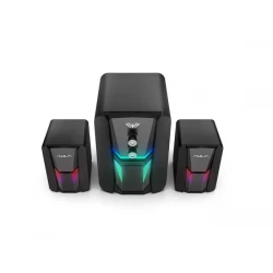 SPEAKERS AULA N-189 RGB DESKTOP STEREO 2.1 NEW