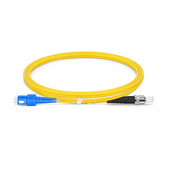 FIBER OPTICAL PATCH CORD LC-SC/APC SINGLE MODE 11M 9/125 701-5-612-11C4K