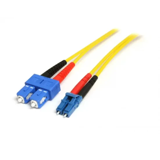 FIBER OPTICAL PATCH CORD LC-SC SINGLE MODE 10M 9/125 DUPLEX