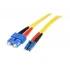 FIBER OPTICAL PATCH CORD LC-SC SINGLE MODE 10M 9/125 DUPLEX