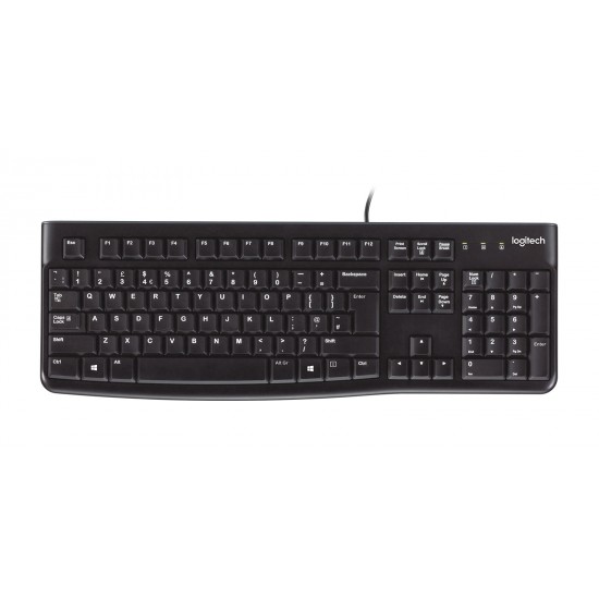 KEYBOARD LOGITECH K120 WIRED BLACK NEW 920-002490
