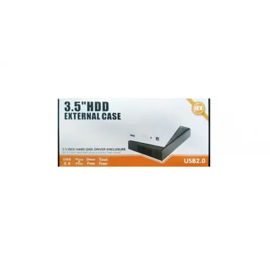 EXTERNAL ENCLOSURE CASE USB 2.0 FOR 3.5'' HDD