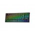 KEYBOARD AULA F3032 MECHANICAL RGB BLACK USB US-GR NEW F3032-BLACK