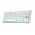 KEYBOARD AULA F3032 MECHANICAL RGB WHITE USB US-GR NEW