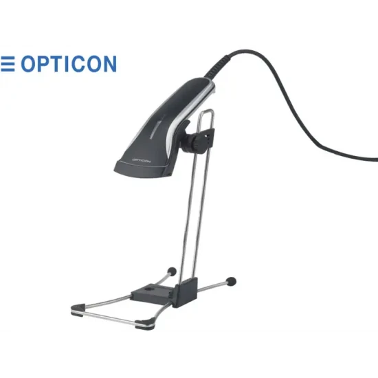 POS BARCODE SCANNER OPTICON OPR 2001Z 1D W. STAND NEW