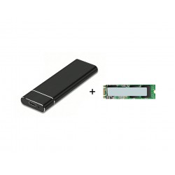 EXTERNAL CASE WITH SSD 1TB M2 SATA 3 NEW