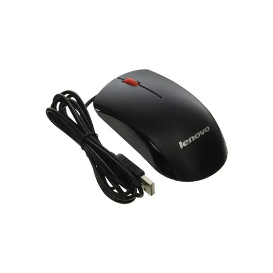 MOUSE LENOVO OPTICAL USB BLACK
