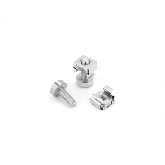 MOUNTING SCREW SET WITH NUT FOR RACK CABINET NEW 4xSETS