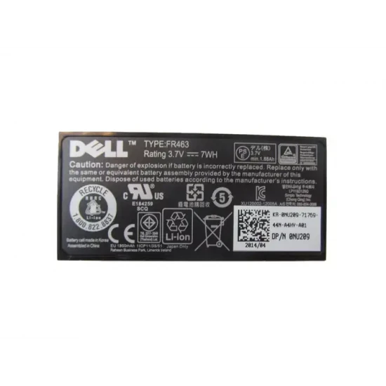 RAID BATTERY DELL PERC 5 6 H700 SERIES NO CABLE- U8735