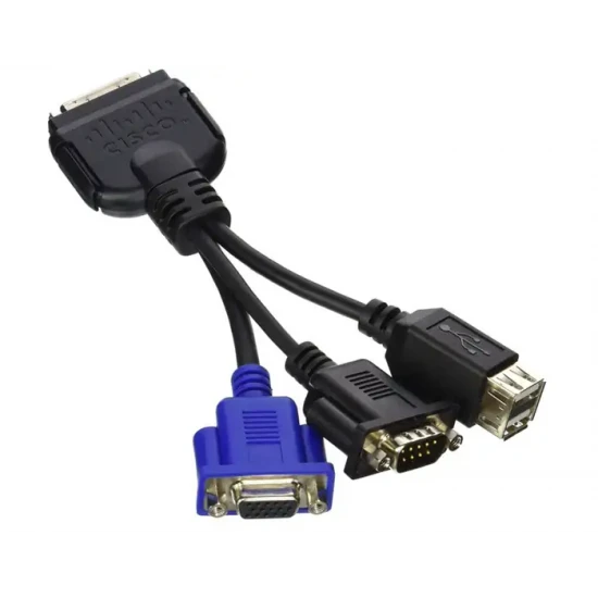 CABLE JACK CISCO C210 SERVER KVM VGA DP9 RP232 USB