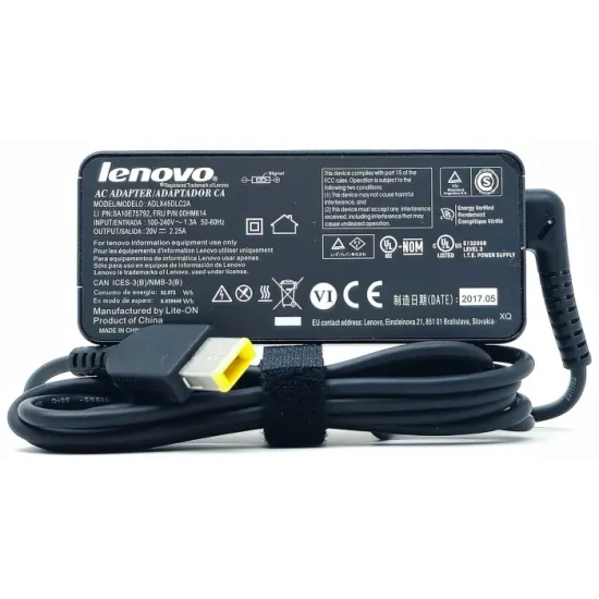 AC ADAPTER IBM-LENOVO 45W (YELLOW SQUARE)