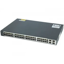SWITCH ETH 48P 100MB 4x1GBE SFP CISCO CATALYST 3750 v02 POE+ 370W WS-C3750V2-48PS-S