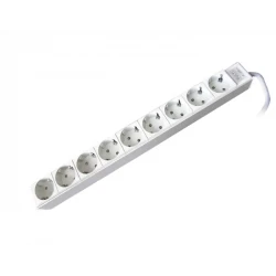 POWERSTRIP PULTI 9P 1U WHITE 3PHASE