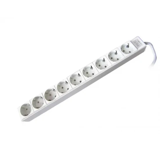 POWERSTRIP PULTI 9P 1U WHITE 3PHASE