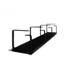 CABLE MANAGER COMMSCOPE 2U 4 HOOK BLACK METAL