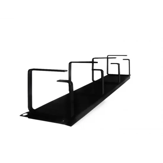 CABLE MANAGER COMMSCOPE 2U 4 HOOK BLACK METAL
