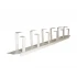 CABLE MANAGER ΝΟΝΑΜΕ 1U 6 HOOK WHITE METAL