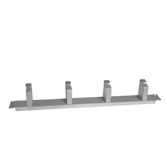 CABLE MANAGER NONAME 1U 4 HOOK WHITE METAL