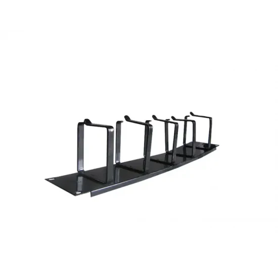 CABLE MANAGER NONAME 2U 5 HOOK BLACK METAL