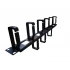CABLE MANAGER NONAME 1U 5F/3B HOOK BLACK METAL/PLASTIC