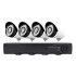 Clever SecurityCam – Σετ 4 ενσύρματες κάμερες με Δικτυακό Kαταγραφικό DVR FULL AHD