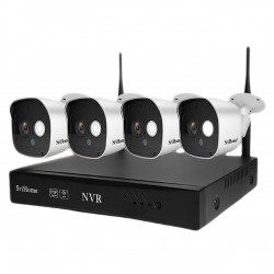 Clever SecurityCam Καταγραφικό NVR HD με 4 ασύρματες κάμερες IP