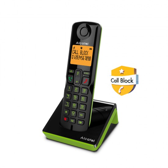 Alcatel Ασύρματο τηλέφωνο με δυνατότητα αποκλεισμού κλήσεων S280 EWE